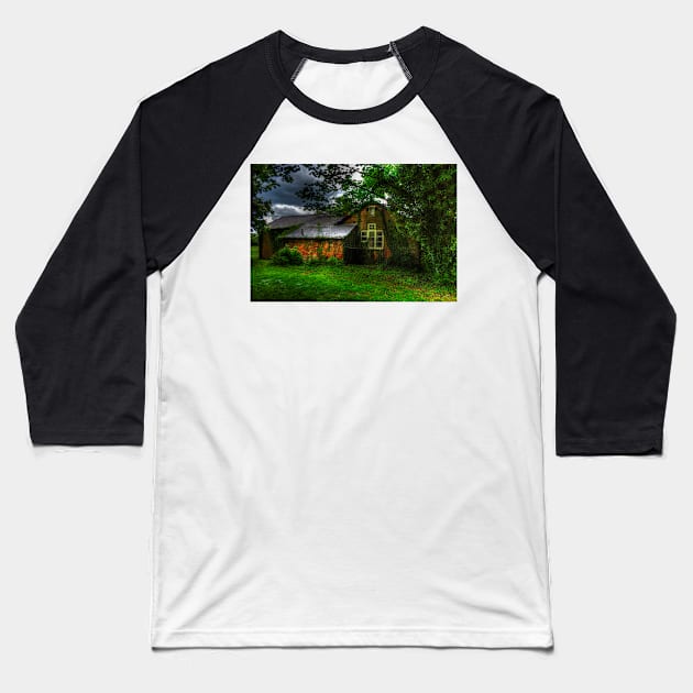 The Old Schoolhouse Baseball T-Shirt by Nigdaw